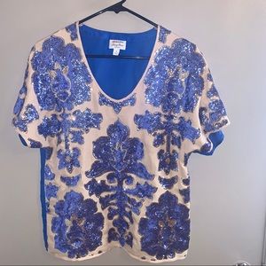 Neiman Marcus by Target Sequin Shirt